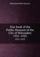 Year book of the Public Museum of the City of Milwaukee. 1921-1923, Milwaukee Public Museum 