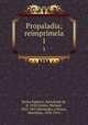 Propaladia; reimprmela. 1, 
