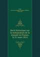 Recit historique sur la restauration de la royaut en France, le 31 mars 1814, 