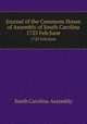Journal of the Commons House of Assembly of South Carolina. 1725 Feb/June, South Carolina. Assembly 