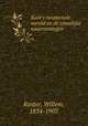 Kant`s noumenale wereld en de zinnelijke waarnemingen, Koster, Willem, 1834-1907 