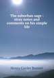 The suburban sage : stray notes and comments on his simple life, Bunner, H. C. (Henry Cuyler), 1855-1896 