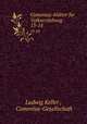 Comenius-bltter fr Volkserziehung. 13-14, Ludwig Keller , Comenius-Gesellschaft 