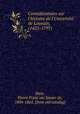 Considerations sur l`histoire de l`Universite de Louvain, (1425-1797), 