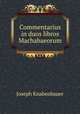 Commentarius in duos libros Machabaeorum, Joseph Knabenbauer 