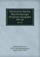 Smtliche Werke. Rechtmszige Original-Ausgabe. 09-10, Heine, Heinrich, 1797-1856,Strodtmann, Adolf, 1829-1897 