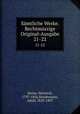 Smtliche Werke. Rechtmszige Original-Ausgabe. 21-22, Heine, Heinrich, 1797-1856,Strodtmann, Adolf, 1829-1897 