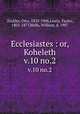 Ecclesiastes : or, Koheleth. v.10 no.2, 