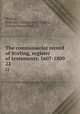 The commissariot record of Stirling, register of testaments, 1607-1800. 22, Stirling, Scotland. Commissariot,Grants, Francis James, 1863- 