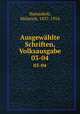 Ausgewhlte Schriften, Volksausgabe. Band 3-4, Hansjakob, Heinrich, 1837-1916 
