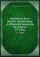 Memoires de la Socit de physique et d`histoire naturelle de Genve. v.7 1836, 
