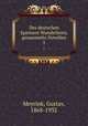Des deutschen Spiessers Wunderhorn; gesammelte Novellen. 1, Meyrink, Gustav, 1868-1932 
