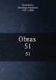Obras . 51, Sarmiento, Domingo Faustino, 1811-1888 