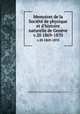 Memoires de la Socit de physique et d`histoire naturelle de Genve. v.20 1869-1870, 