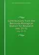 Contributions from the Bermuda Biological Station for Research. nos. 25-51, Bermuda Biological Station for Research 