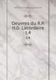 Oeuvres du R.P.H.D. Lacordaire. t.4, Lacordaire Henri-Dominique 