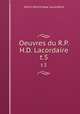 Oeuvres du R.P.H.D. Lacordaire. t.5, Lacordaire Henri-Dominique 