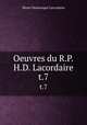 Oeuvres du R.P.H.D. Lacordaire. t.7, Lacordaire Henri-Dominique 