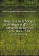 Memoires de la Socit de physique et d`histoire naturelle de Genve. v.23 1873-1874, 