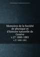 Memoires de la Socit de physique et d`histoire naturelle de Genve. v.27 1880-1881, 