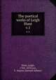 The poetical works of Leigh Hunt. v.1, Hunt, Leigh, 1784-1859,Lee, S. Adams (Samuel Adams) 
