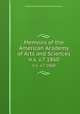 Memoirs of the American Academy of Arts and Sciences. n.s. v.7 1860, American Academy of Arts and Sciences 