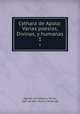 Cythara de Apolo: Varias poesias, Divinas, y humanas. 1, 