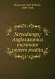 Screadunga; Anglosaxonica maximam partem inedita, Bouterwek, Karl Wilhelm, 1809-1868 