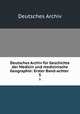 Deutsches Archiv fr Geschichte der Medicin und medicinische Geographie: Erster Band-achter .. 5, Deutsches Archiv 