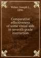 Comparative effectiveness of some visual aids in seventh grade instruction, Weber, Joseph J., 1890- 