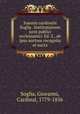 Joannis cardinalis Soglia . Institutionum juris publici ecclesiastici. Ed. 3., ab ipso auctore recognita et aucta, Soglia, Giovanni, Cardinal, 1779-1856 