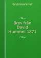 Brev frn David Hummel 1871, 