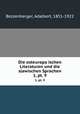 Die osteuropaischen Literaturen und die slawischen Sprachen. 1, pt. 9, Bezzenberger, Adalbert, 1851-1922 