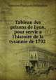 Tableau des prisons de Lyon, pour servir a l`histoire de la tyrannie de 1792 ., 