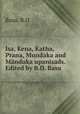 Isa, Kena, Katha, Prana, Mundaka and Mnduka upanisads. Edited by B.D. Basu, Basu, B.D. 