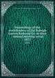 Proceedings of the stockholders of the Raleigh & Gaston Railroad Co. at their . annual meeting serial. 1871, Raleigh and Gaston Railroad Company,Nichols & Gorman 