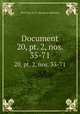 Document. 20, pt. 2, nos. 35-71, New York (N.Y.). Board of Aldermen 