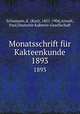 Monatsschrift fr Kakteenkunde. 1893, Schumann, K. (Karl), 1851-1904,Arendt, Paul,Deutsche Kakteen-Gesellschaft 