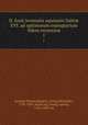 D. Junii Juvenalis aquinatis Satir XVI. ad optimorum exemplarium fidem recensit. 1, 