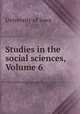 Studies in the social sciences, Volume 6, University of Iowa 