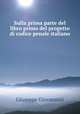 Sulla prima parte del libro primo del progetto di codice penale italiano ., Giuseppe Giovannini 