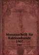 Monatsschrift fr Kakteenkunde. 1907, Schumann, K. (Karl), 1851-1904,Arendt, Paul,Deutsche Kakteen-Gesellschaft 