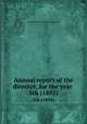 Annual report of the director, for the year .. 5th (1895), University of Kansas. Experimental Station 