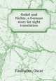 Onkel und Nichte, a German story for sight translation, Faulhaber, Oscar 