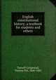 English constitutional history; a textbook for students and others, Taswell-Langmead, Thomas Pitt, 1840-1882 