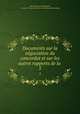 Documents sur la ngociation du concordat et sur les autres rapports de la .. 5, 
