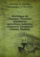 Statistique de l`Espagne. Territoire, population, agriculture, industrie, commerce, navigation, colonies, finances, 