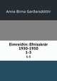 Eimreiin: Efnisskrr 1930-1950. 1-3, 