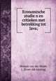 Economische studien en critieken met betrekking tot Java;, Homan van der Heide, J. [from old catalog] 