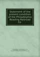 Statement of the present condition of the Philadelphia & Reading Railroad Co ., Franklin Benjamin Gowen, Joseph S. Harris, Philadelphia & Reading Railroad Co, Philadelphia and Reading Coal and Iron Company 